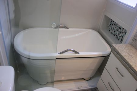 Apartamento à venda com 133m², 4 quartos e 2 vagasBanheiro da Suíte 3