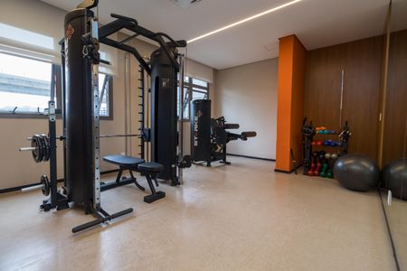 Apartamento para alugar com 30m², 1 quarto e sem vaga Apartamento para alugar com 30m², 1 quarto e sem vagaÁrea comum - Academia