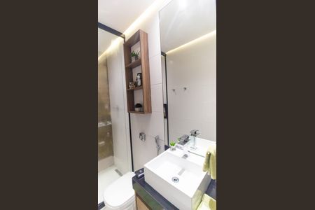 Banheiro de apartamento para alugar com 1 quarto, 55m² em São Francisco, Niterói