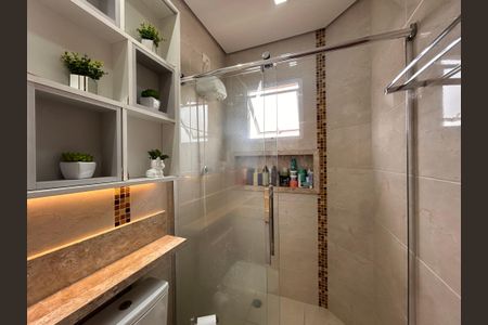 Casa de condomínio à venda com 117m², 2 quartos e 2 vagas Casa de condomínio à venda com 117m², 2 quartos e 2 vagasBanheiro da Suíte 2