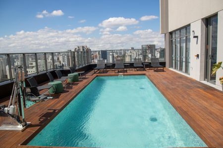 Área comum de kitnet/studio à venda com 1 quarto, 27m² em Cidade Monções, São Paulo