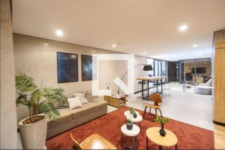 Studio à venda com 25m², 1 quarto e sem vaga Studio à venda com 25m², 1 quarto e sem vagaHall social