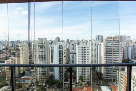 Varanda Sala de apartamento à venda com 1 quarto, 83m² em Brooklin, São Paulo