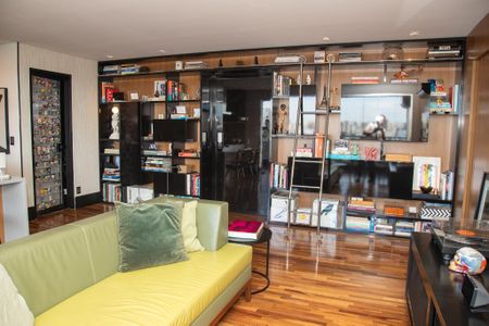 Sala de apartamento à venda com 1 quarto, 83m² em Brooklin, São Paulo