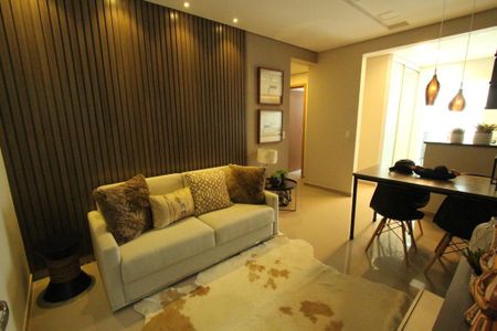 Sala de apartamento para alugar com 2 quartos, 57m² em Santa Mônica, Uberlândia