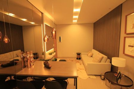 Sala de apartamento para alugar com 2 quartos, 57m² em Santa Mônica, Uberlândia