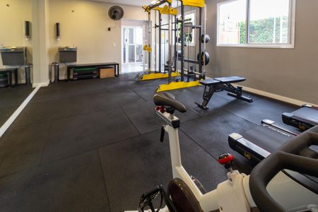 Apartamento para alugar com 34m², 1 quarto e sem vaga Apartamento para alugar com 34m², 1 quarto e sem vagaÁrea comum - Academia