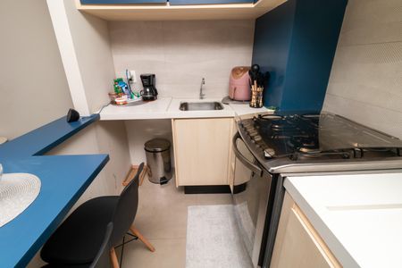 Apartamento para alugar com 34m², 1 quarto e sem vaga Apartamento para alugar com 34m², 1 quarto e sem vagaCozinha