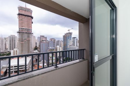 Varanda Sala de apartamento à venda com 1 quarto, 29m² em Barra Funda, São Paulo