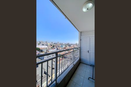 Varanda da Sala de apartamento para alugar com 1 quarto, 33m² em Belenzinho, São Paulo