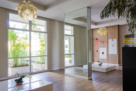 Apartamento à venda com 34m², 1 quarto e 1 vaga Apartamento à venda com 34m², 1 quarto e 1 vagaHall