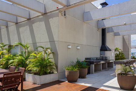 Apartamento à venda com 34m², 1 quarto e 1 vaga Apartamento à venda com 34m², 1 quarto e 1 vagaÁrea comum - Churrasqueira