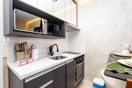 Studio para alugar com 31m², 1 quarto e sem vaga Studio para alugar com 31m², 1 quarto e sem vagaCozinha