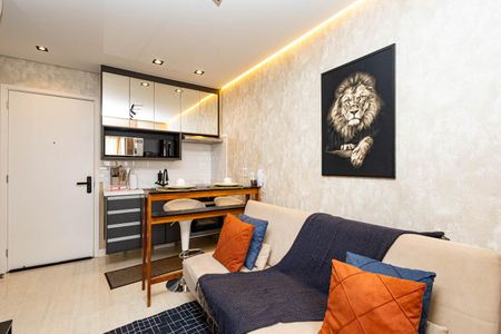 Studio para alugar com 31m², 1 quarto e sem vaga Studio para alugar com 31m², 1 quarto e sem vagaSala