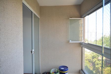Varanda da Sala de apartamento à venda com 2 quartos, 60m² em Vila Eldizia, Santo André