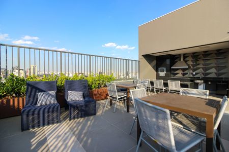 Studio para alugar com 24m², 1 quarto e sem vaga Studio para alugar com 24m², 1 quarto e sem vagaÁrea comum - Terraço/Churrasqueria 3