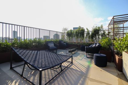 Studio para alugar com 24m², 1 quarto e sem vaga Studio para alugar com 24m², 1 quarto e sem vagaÁrea comum - Terraço/Churrasqueria 3