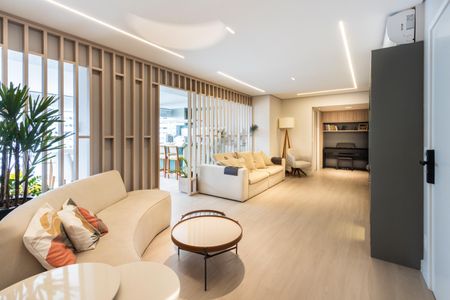 Sala de apartamento à venda com 3 quartos, 136m² em Vila Anastácio, São Paulo