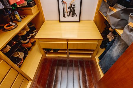 Apartamento à venda com 106m², 3 quartos e 2 vagasCloset da suíte 