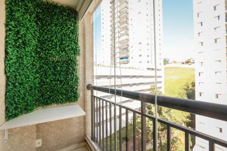 Varanda da Sala de apartamento para alugar com 2 quartos, 54m² em Jardim Monte Kemel, São Paulo