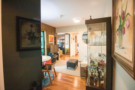 Sala de apartamento à venda com 2 quartos, 60m² em Brooklin, São Paulo