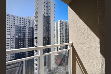 Varanda da Sala de apartamento à venda com 1 quarto, 34m² em Santo Cristo, Rio de Janeiro