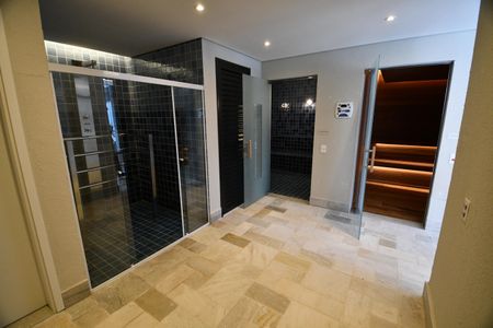 Studio à venda com 48m², 1 quarto e 1 vagaSauna