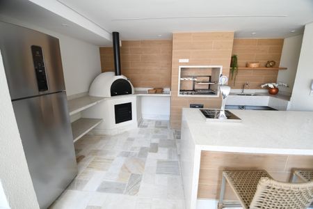 Studio à venda com 48m², 1 quarto e 1 vagaÁrea comum - Churrasqueira