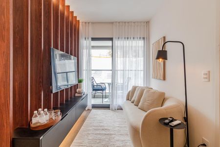 Sala de apartamento para alugar com 1 quarto, 41m² em Jardins, São Paulo