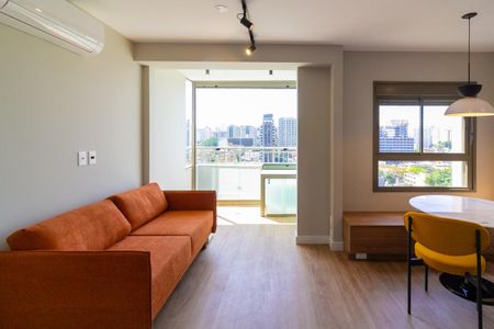Sala de apartamento para alugar com 1 quarto, 45m² em Campo Belo, São Paulo