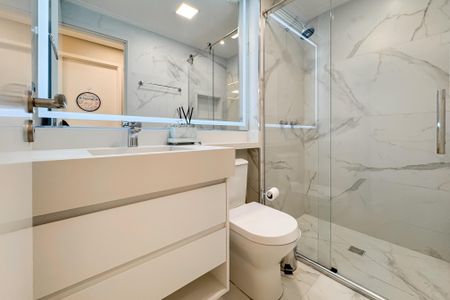 Apartamento à venda com 55m², 2 quartos e 1 vaga Apartamento à venda com 55m², 2 quartos e 1 vagaBanheiro Social