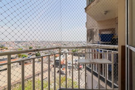 Varanda da Sala de apartamento para alugar com 2 quartos, 56m² em Vila Carmosina, São Paulo