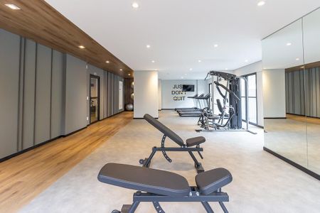 Studio para alugar com 28m², 1 quarto e sem vaga Studio para alugar com 28m², 1 quarto e sem vagaÁrea comum - Academia