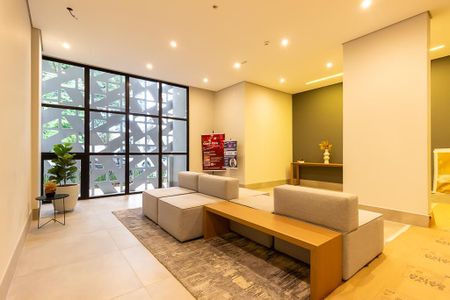 Studio para alugar com 28m², 1 quarto e sem vaga Studio para alugar com 28m², 1 quarto e sem vagaHall Social