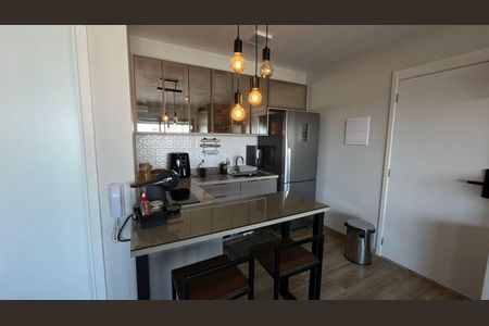 Cozinha de apartamento à venda com 1 quarto, 37m² em Vila Mariana, São Paulo