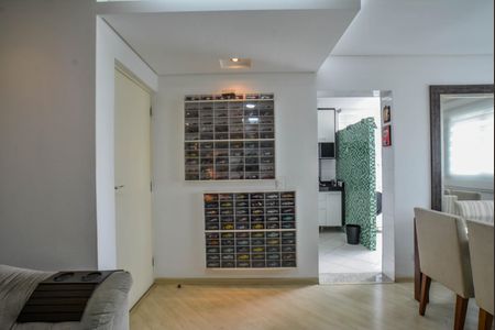 Sala de apartamento à venda com 2 quartos, 79m² em Campestre, Santo André