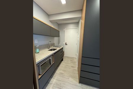 Foto 02 de kitnet/studio à venda com 1 quarto, 26m² em Brooklin, São Paulo