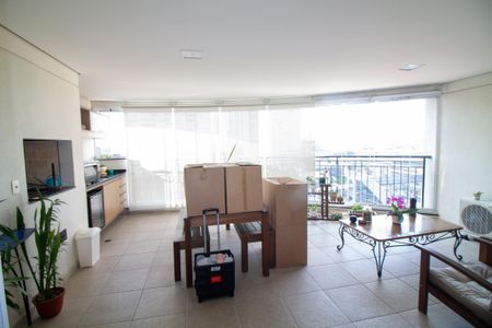 Varanda Gourmet de apartamento à venda com 4 quartos, 178m² em Brooklin, São Paulo