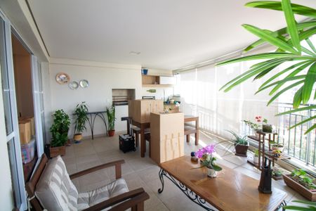 Varanda Gourmet de apartamento à venda com 4 quartos, 178m² em Brooklin, São Paulo