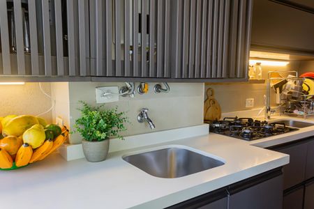 Apartamento à venda com 79m², 3 quartos e 2 vagasCozinha e Área de Serviço