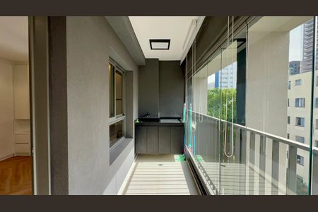 Varanda de kitnet/studio para alugar com 1 quarto, 31m² em Cerqueira César, São Paulo