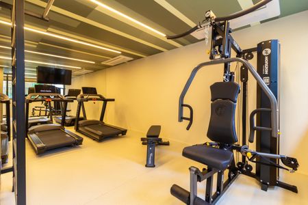 Área comum - Academia de kitnet/studio à venda com 1 quarto, 26m² em Jardim Paulista, São Paulo