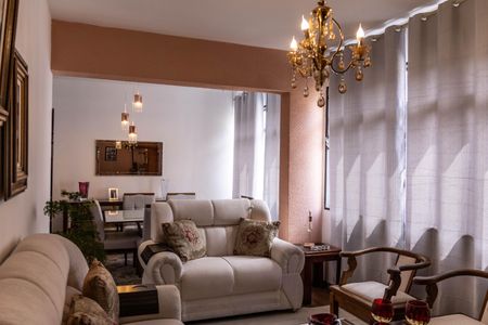 Sala de apartamento à venda com 3 quartos, 115m² em Grajaú, Belo Horizonte
