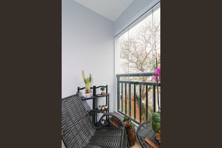Varanda da Sala de apartamento para alugar com 2 quartos, 55m² em Vila Andrade, São Paulo