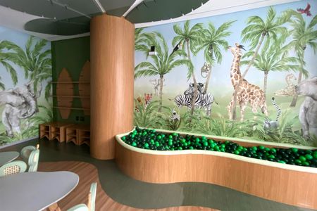 Apartamento para alugar com 150m², 3 quartos e 4 vagas Apartamento para alugar com 150m², 3 quartos e 4 vagasÁrea comum - Espaço Kids