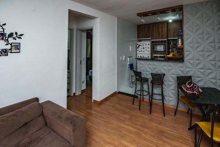 Sala de apartamento à venda com 2 quartos, 45m² em Frei Leopoldo, Belo Horizonte