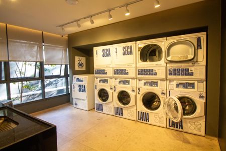 Studio à venda com 24m², 1 quarto e sem vaga Studio à venda com 24m², 1 quarto e sem vagaÁrea comum - Lavanderia