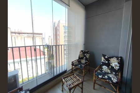 Varanda de kitnet/studio à venda com 1 quarto, 40m² em Vila Mariana, São Paulo