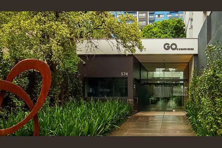 Studio para alugar com 27m², 1 quarto e sem vaga Studio para alugar com 27m², 1 quarto e sem vagaFachada