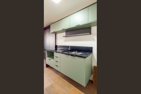 Studio para alugar com 27m², 1 quarto e sem vaga Studio para alugar com 27m², 1 quarto e sem vagaCozinha